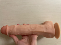 Фаллоимитатор на присоске HuliGun 25 см фаллос большой, дилдо реалистичный, секс игрушки для взрослых, резиновый член, 18+ #52, К Н.