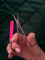 Ножницы маникюрные для ногтей и кутикулы, изогнутые, с ручной заточкой, для маникюра и педикюра #4, Константин Д.