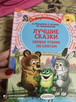 Лучшие сказки: первое чтение по слогам | Михалков Сергей Владимирович, Козлов Сергей Григорьевич #7, Анзина Лариса