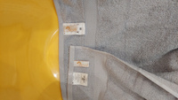 Полотенце банное махровое для рук и лица 50х90 Miranda Soft Серый #7, Щуко Полина