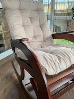 Матрас для кресла-качалки Матрас-подушка на стул, кресло-качалку, садовую мебель, 55х120 см #4, Оксана Ф.