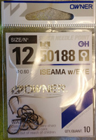 OWNER Крючок Iseama w/eye BC №12 10шт #13, Сергей Б.