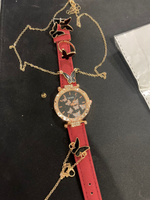 Часы наручные женские с браслетом, цепочкой с кулоном, серьгами и кольцом #2, Артур Ф.
