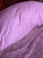 Легкие сны Подушка , Средняя жесткость, Лебяжий пух, Полиэстер, 70x70 см #4, Евгения С.