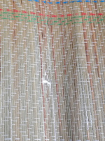 Пляжный травяной коврик с фольгой, двусторонний, соломенный коврик для пикника, складной, 90 x 170 см #5, Марина В.