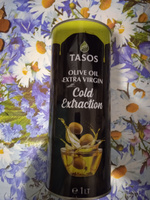 Масло Оливковое для салатов TASOS Oliva Oil Высший Сорт Extra Virgin,1л (Греция) #19, Ксения Л.