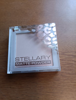 Pressed powder Компактная пудра для лица Stellary, шелковистая текстура с матирующим эффектом для всех типов кожи, тон 02, цвет: розово-бежевый, 7 г #54, Светлана В.