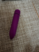 Вибратор женский с 10 режимами вибрации. Вибратор пуля фиолетовый для стимуляции клитора 10см #2, Светлана К.