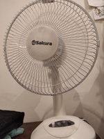 Настольный вентилятор Sakura SA-14G, белый #2, Алена Ц.