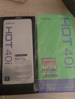 Infinix Смартфон HOT 40i 4/128 ГБ, черный #35, Жанна Н.