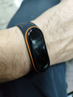 Ремешок для фитнес-браслета Xiaomi Mi Band 5, 6, 7 силиконовый с узором рептилия #26, Иван Г.