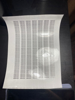 Прозрачная самоклеящаяся бумага (пленка BOPP) для лазерной печати А4, 10 листов #53, Марина Ш.