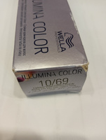 Wella Professionals Illumina Color Крем-краска для волос 10/69 Яркий блонд фиолетовый сандре, 60мл #50, Анна П.
