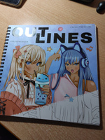 Раскраска скетчбук OUTLINES Anime Teens Аниме и Манга (242AT) #13, Виктория Л.
