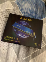 ADATA 1 ТБ Внутренний SSD-диск Legend 710 (ALEG-710-1TCS) #23, Александр Т.