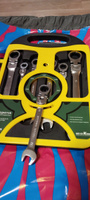 Набор комбинированных трещоточных ключей (8-19 мм) 72 зубца (7 предметов) для мотоцикла, автомобиля и дома GOODKING TK-1107 #4, Юрий С.