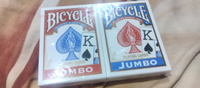 Карты Bicycle Rider Back Jumbo Index 2-Pack Red / Blue #8, Николай Д.