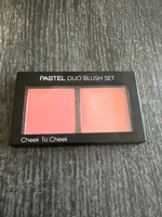 Румяна Pastel "Duo blush", 2 в 1, матовые и сияющие, стойкие, тон 10 розовый #17, Дарья Л.