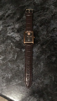 Ремешок для часов NAGATA кожаный 22 мм, коричневый, под рептилию #71, Матвей С.