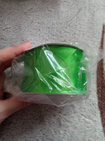 Лента атласная 50 мм * уп 27 м, цвет зеленый, упаковочная для подарков, шитья и рукоделия #151, Лилия Ф.