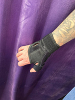 Бандаж на лучезапястный сустав, фиксатор на запястье, ортопедическая повязка на руку, ортез с фиксацией большого пальца #8, Мария С.