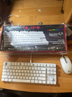 МЕХАНИЧЕСКАЯ КЛАВИАТУРА С RGB - подсветкой PANTEON T16 PRO CS HS White (85) #97, Герман К.