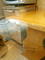 Скатерть силиконовая, гибкое стекло на стол 80х120 толщина 0,8 мм прозрачная #7, Мария П.