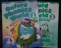 Комплект Oxford Phonics World Level 1 The Alphabet Students Book + Workbook + CD | Schwermer Kaj #1, Берлин Н.