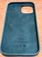 Силиконовый чехол MagSafe для iPhone 15, Silicone Case with MagSafe / зелёный (Cypress) #16, Ефим С.