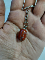 Брелок-талисман из красный яшмы защитный (натуральный камень, оберег, амулет, на ключи сумку сувенир) #1, Наталья С.