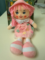 Кукла Маша мягконабивная, текстильная мягкая игрушка розовая куколка #17, Елена Л.