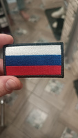 Шеврон нашивка на липучке Флаг России на одежду 7*4см #2, Павел Б.
