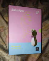 Вибратор пингвин Satisfyer Pro Penguin, вакуумно-волновой бесконтактный стимулятор клитора #1, Аликс