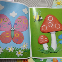 Аппликации из пластилина Набор для творчества Книги для детей развивающие #3, Марина К.