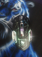 Беспроводная игровая мышь T-wolf Q13, USB, бесшумная, 6 кнопок, светящаяся #50, Наталья П.