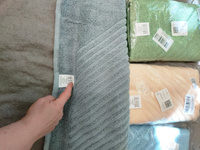 Полотенце-коврик махровое для ног TM TEXTILE 50x70 оливковый 18, 1шт.,плотность 700 #82, Валентина С.