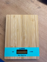 Весы кухонные LUMME LU-1346 электронные бамбук, ментол бамбук #8, Яна Ч.