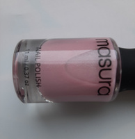 Masura, Лак для ногтей Нежный Шепот, светло розовое крелле с голографическими частичками ,11 мл #220, Надежда П.