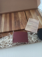 Доска разделочная деревянная из дуба, подарочный набор для кухни 3 в 1 #7, Наталья Х.