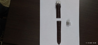 Ремешок для часов NAGATA кожаный 22 мм, коричневый, под рептилию #65, Георгий Ш.