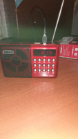 Радиоприемник MyLatso 3Вт, портативное радио MP3-плеер FM USB MicroSD, красный #3, Валерий