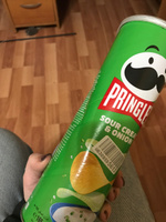 Pringles Sour Cream & Onion картофельные чипсы  со вкусом сметаны и лука, 165 г #8, София П.