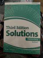 Книга Комплект Solutions Elementary. Student's Book+Workbook(учебник+рабочая тетрадь)+доступ к онлайн ресурсу #2, Алина Г.