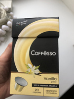 Кофе в капсулах Coffesso "Vanilla" арабика 100%, темная обжарка, интенсивность 6, со вкусом ванили, капсулы для кофемашины Nespresso- 20 шт по 5 г #68, Lidia N.