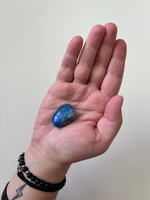 Натуральный камень галтовка 1 шт афганский лазурит с вкраплениями пирита 2-3 см #5, Василий Е.
