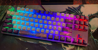 Игровая клавиатура Red Square Keyrox TKL Hyperion (RSQ-20039) G3ms Sapphire Switch белый/фиолетовый Русская раскладка USB #75, Александра Е.