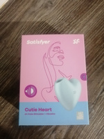 Вакуумно-волновой вибратор Satisfyer Cutie Heart blue стимулятор клитора #3, Инна