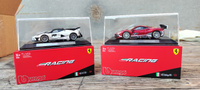 Машинка коллекционная Ferrari - 488 Challenge EVO 2020, 1:43, красная, открывающиеся двери, Bburago #24, Вячеслав М.