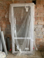 Балконная дверь 60 мм (2100 x 900) 55, с поворотной створкой, стеклопакет 2 стекла #1, Ирина Т.