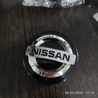 Колпачки заглушки на литой диск для Nissan Ниссан 60 мм - 4 штуки, чёрный #1, Михаил Т.